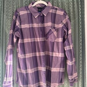 Burton Purple Plaid Flannel